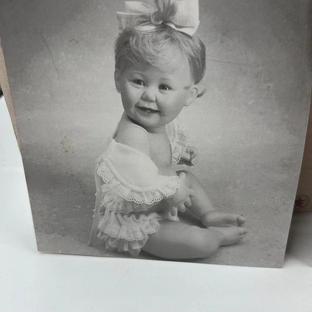 Ashton Drake Titus Tomescu Cute as a Button Porcelain Doll Barely Yours 1993 COA
